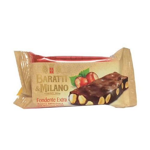 Cioccolato latte o extra fondente nocciolato 1858 Baratti e Milano