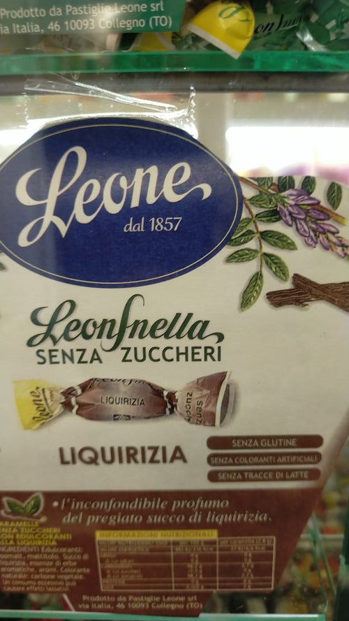 Leonsnella LIQUIRIZIA  - Pastiglie Leone - Sfuse