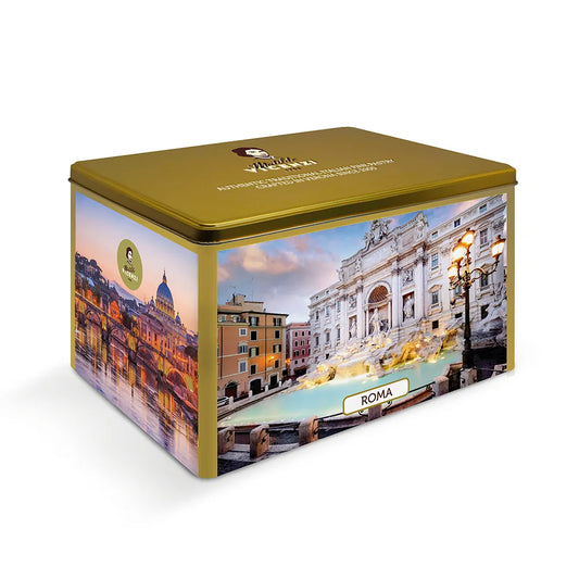 VICENZI BISCOTTIERA GR.920 g LATTA ROMA