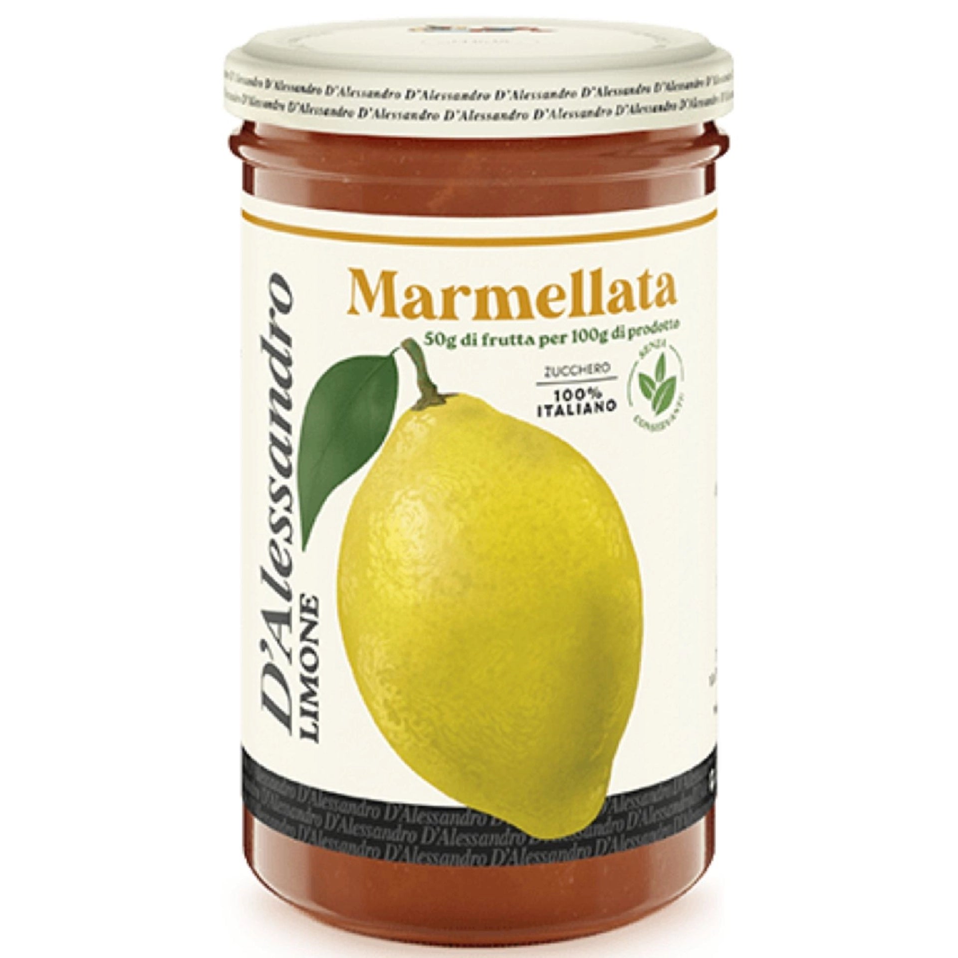 Marmellata Extra Di Limone - D'Alessandro - 310g