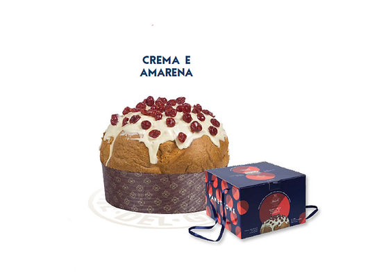 Panettone Artigianale Crema & Amarena Mennella