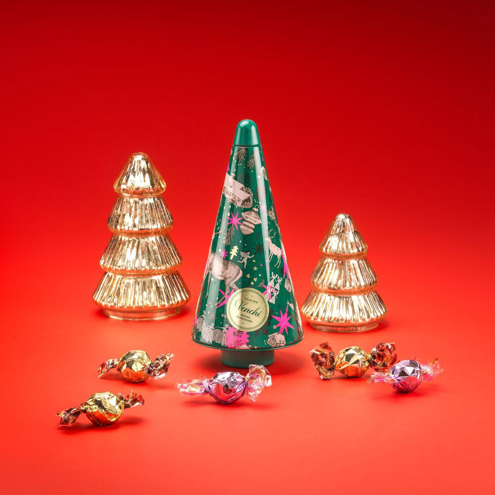 Lattina albero di Natale con Perle assortite 112 g